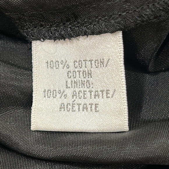 Cynthia Steffens Black 100% Cotton Dress with Beautiful Sewn Detail sz. 14 - Picture 10 of 10